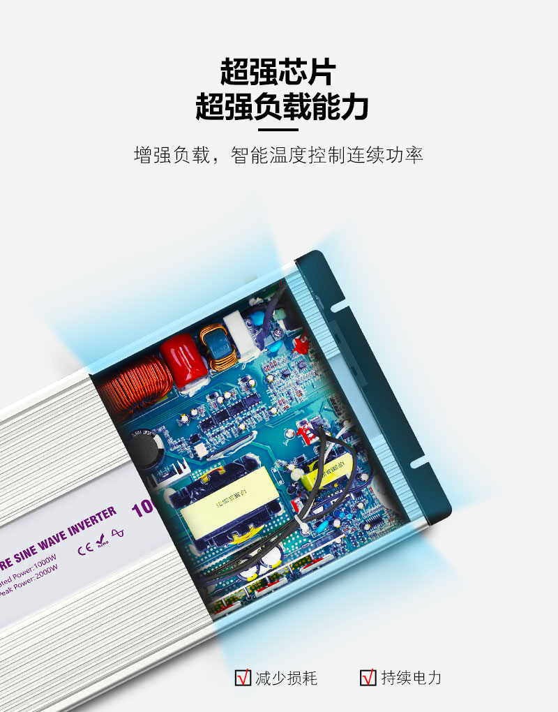 BELTTT 1000W 2000W 3000W逆變器